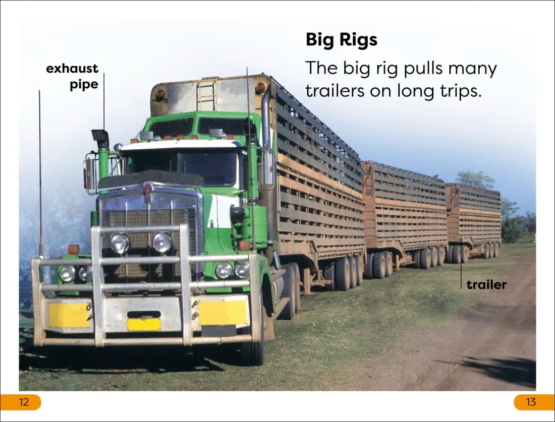 DK Super Readers Level 1 Big Trucks US - Paperback / softback