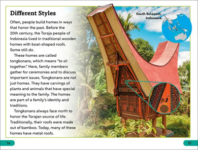 DK Super Readers Level 3 Homes Around the World US - Hardback