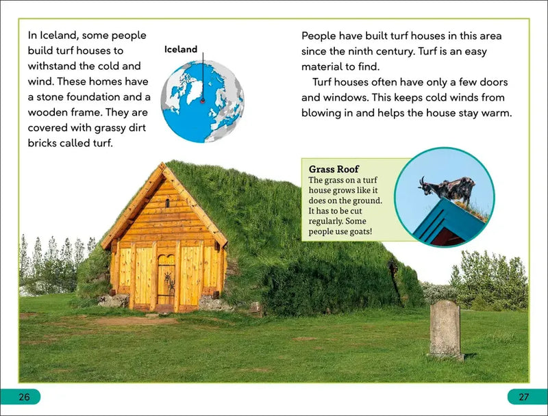 DK Super Readers Level 3 Homes Around the World US - Hardback