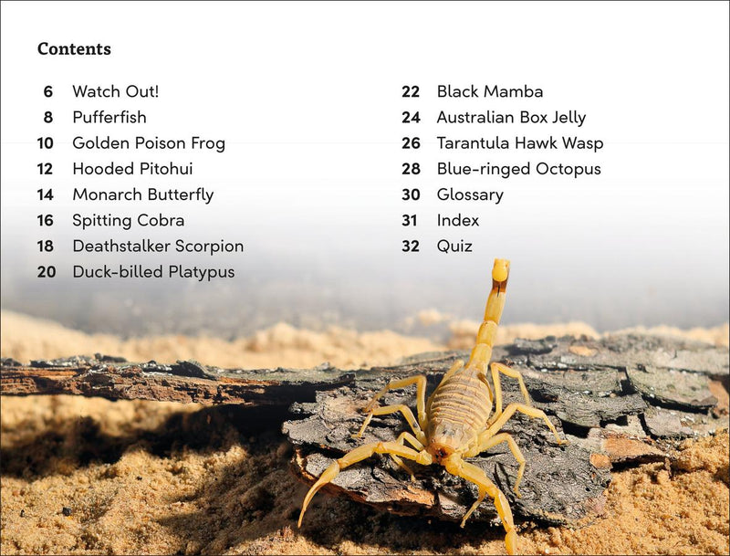 DK Super Readers Level 3 Poisonous and Venomous Animals US - Hardback