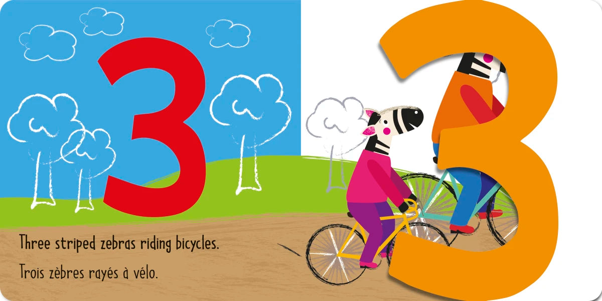 Lift the Flap and Learn: French 1,2,3 US - Board book