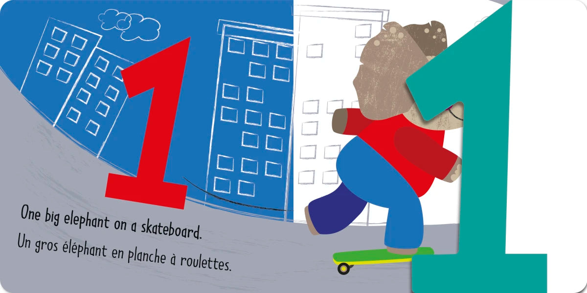 Lift the Flap and Learn: French 1,2,3 US - Board book