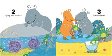 Guinea Pigs Go to the Beach US - Board book