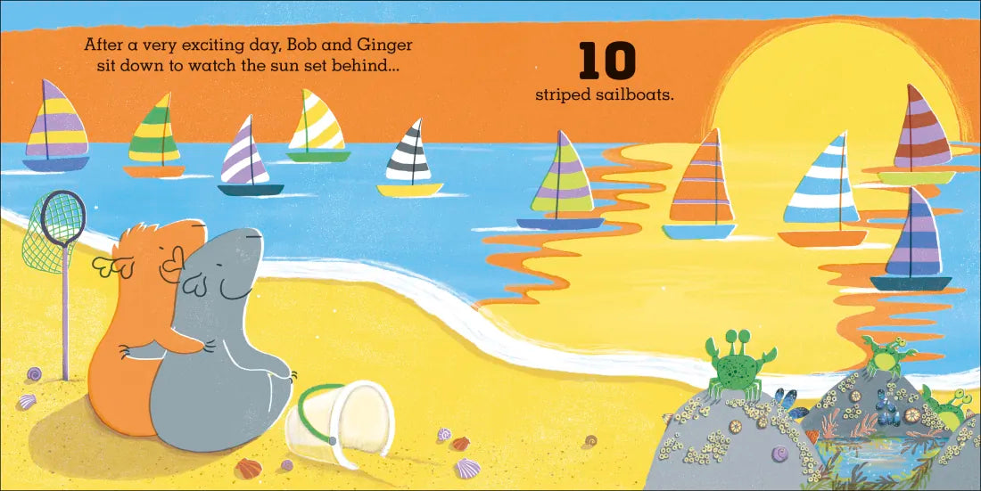 Guinea Pigs Go to the Beach US - Board book