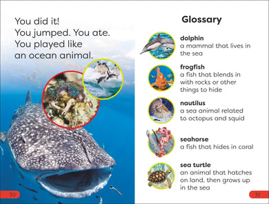 DK Super Readers Pre-Level Ocean Animals US - Hardback