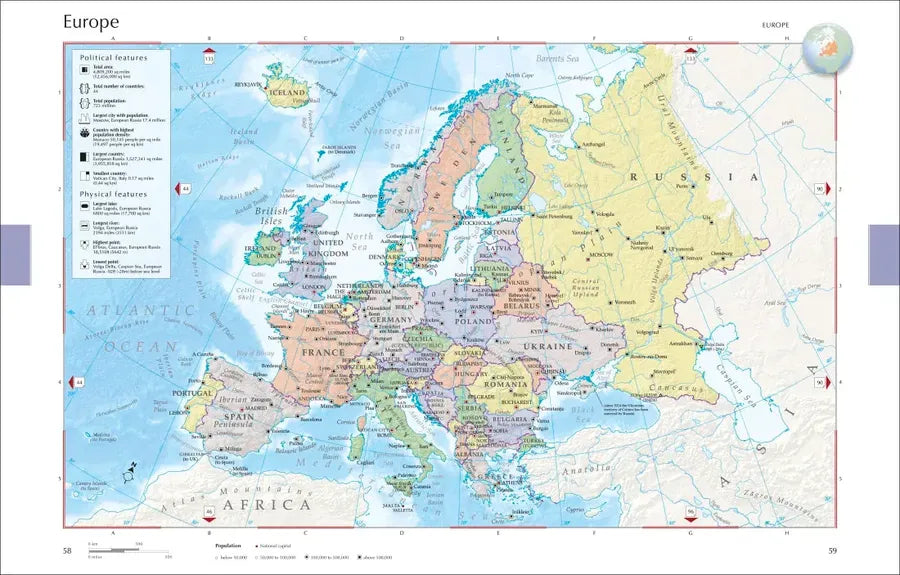 Compact World Atlas US - Paperback / softback