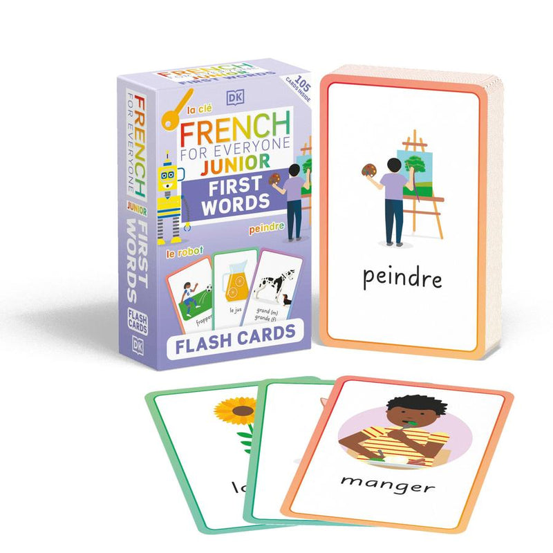 French for Everyone Junior First Words Flash Cards-Children’s Educational: Language/ literature/ literacy-買書書 BuyBookBook