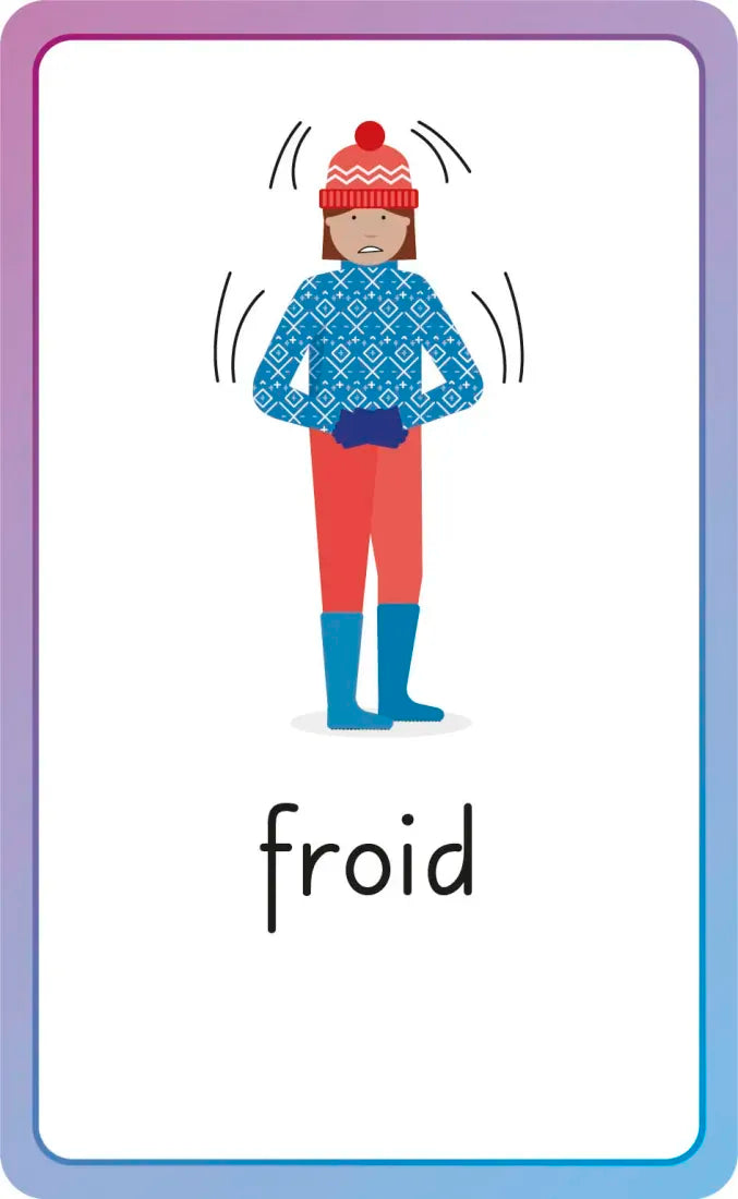 French for Everyone Junior First Words Flash Cards US - Cards