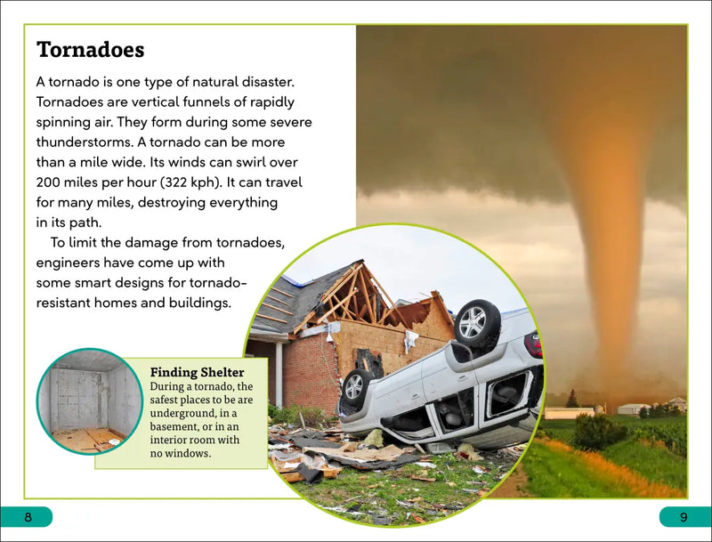 DK Super Readers Level 3 Built to Survive Natural Disasters US - Paperback / softback