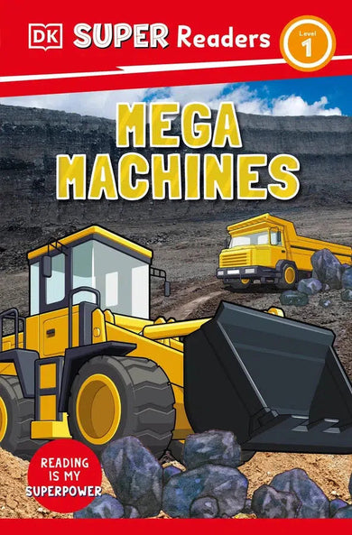 DK Super Readers Level 1 Mega Machines-Children’s Educational: Language/ literature/ literacy-買書書 BuyBookBook
