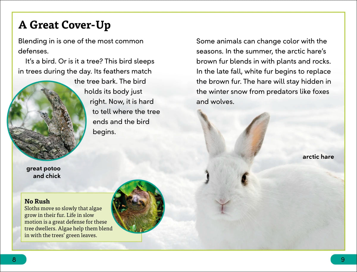 DK Super Readers Level 3 Animal Defenses US - Hardback