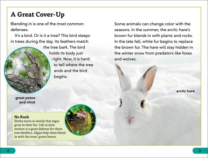 DK Super Readers Level 3 Animal Defenses US - Hardback