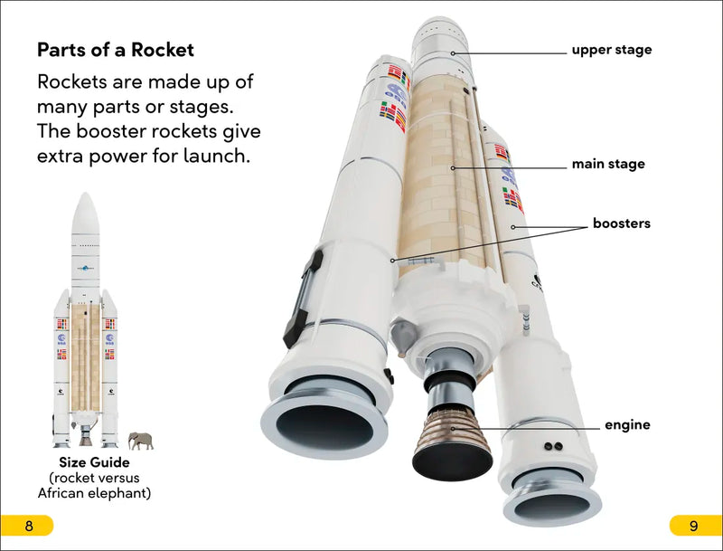 DK Super Readers Level 2 Spaceships and Rockets US - Hardback