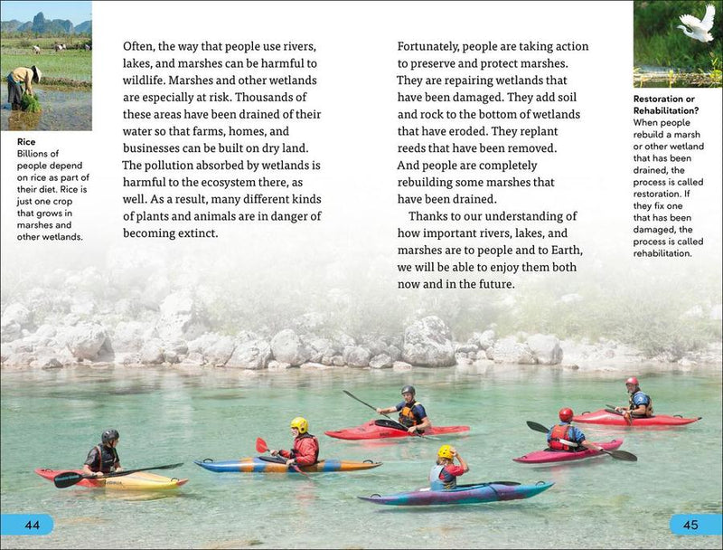 DK Super Readers Level 4 Rivers, Lakes, and Marshes US - Hardback