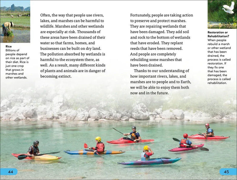 DK Super Readers Level 4 Rivers, Lakes, and Marshes US - Paperback / softback