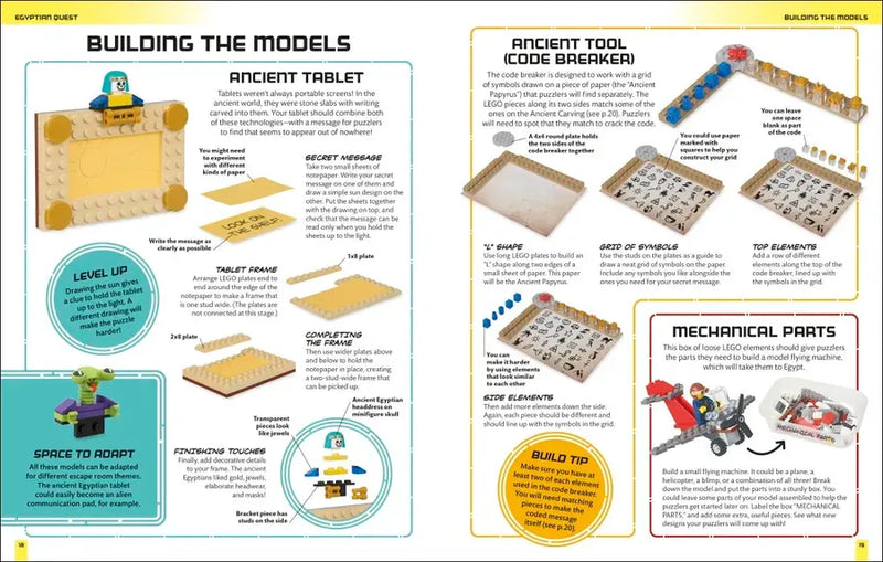 Build Your Own LEGO Escape Room US - Hardback