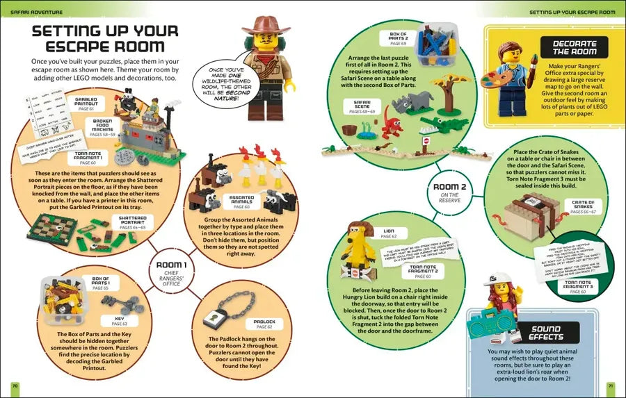 Build Your Own LEGO Escape Room US - Hardback