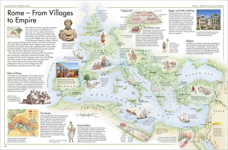 The Ancient Worlds Atlas US - Hardback