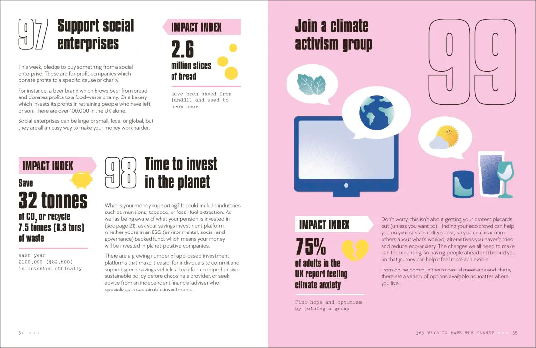 365 Ways to Save the Planet US - Paperback / softback