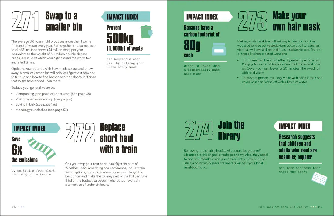 365 Ways to Save the Planet US - Paperback / softback