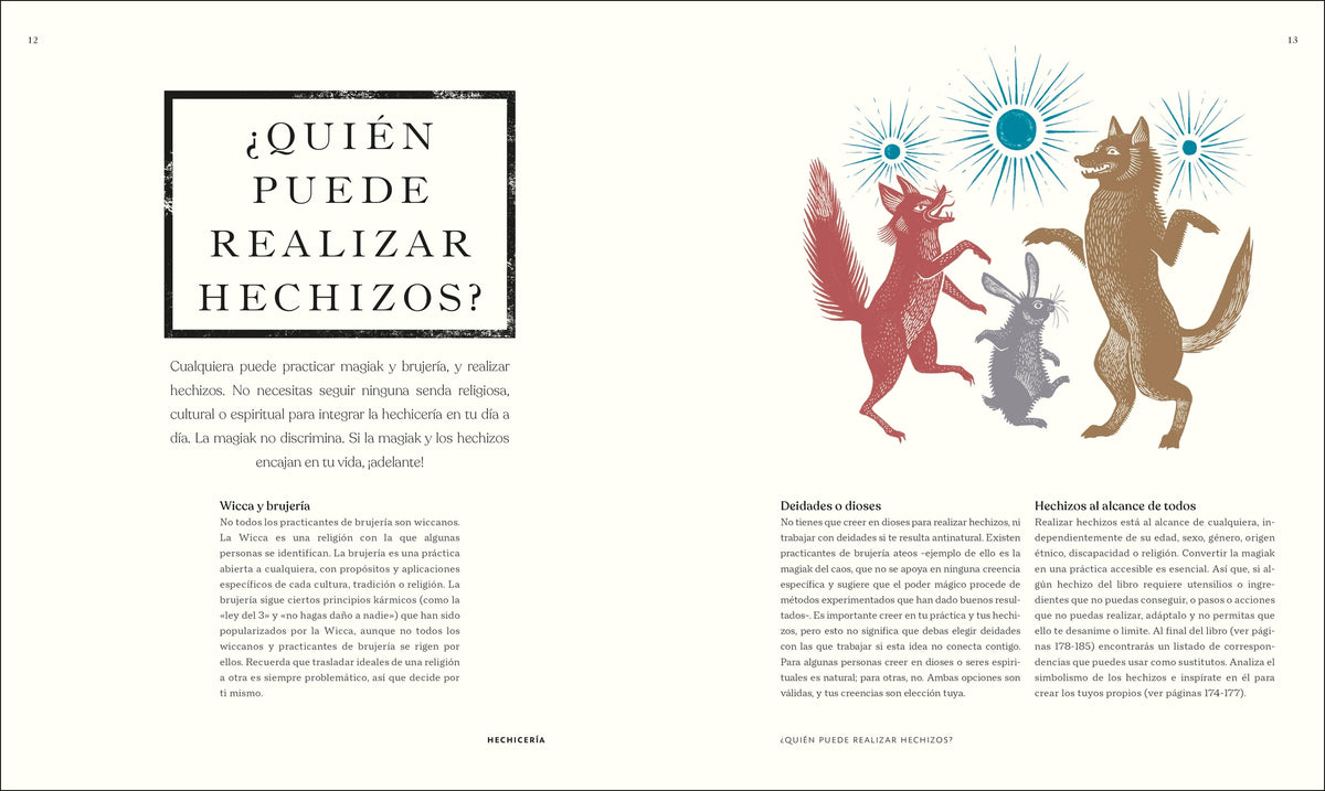 El libro de los hechizos (The Book of Spells) interior 1 (ISBN 9780744079128)