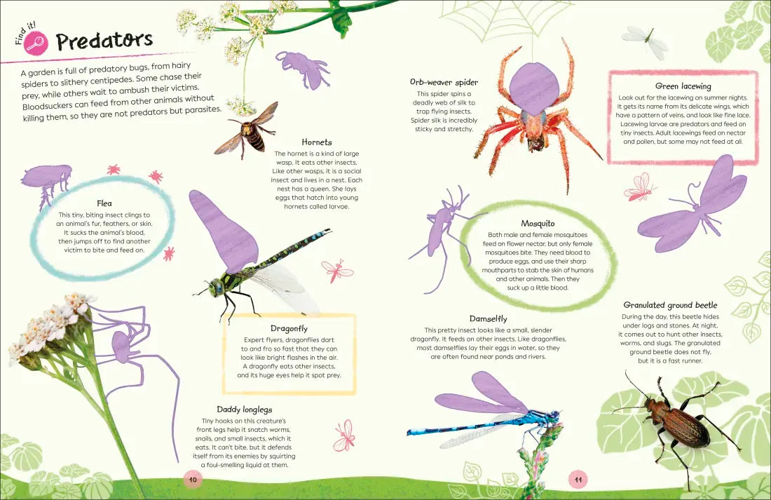 Ultimate Sticker Book Garden Bugs US - Paperback / softback