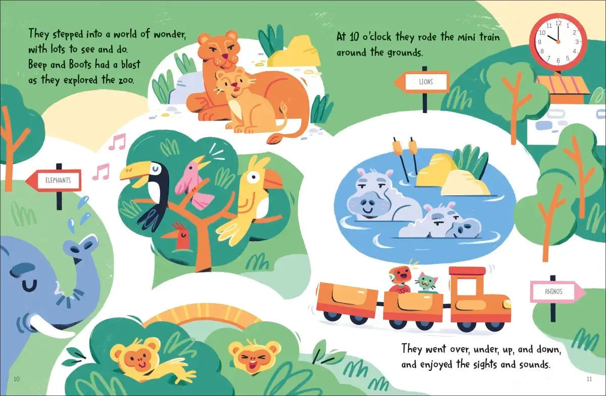 The Math Adventurers: A Day at the Zoo US - Hardback