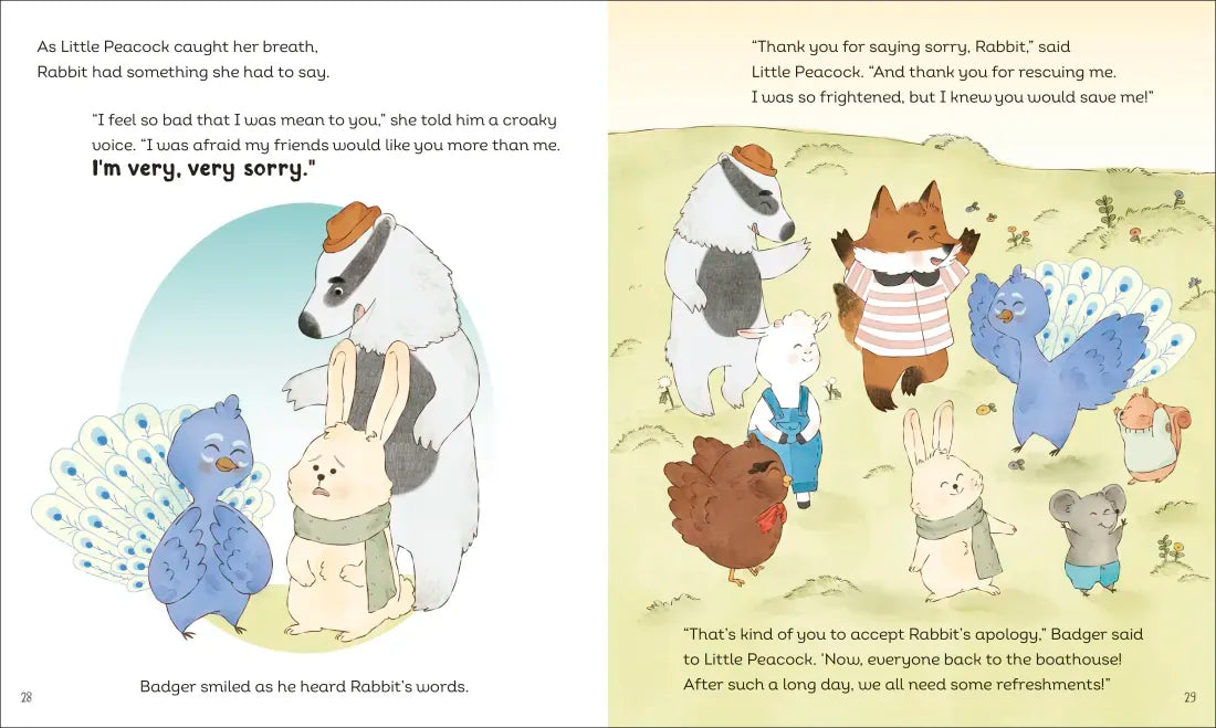 Kindness Club Rabbit Says Sorry US - Hardback