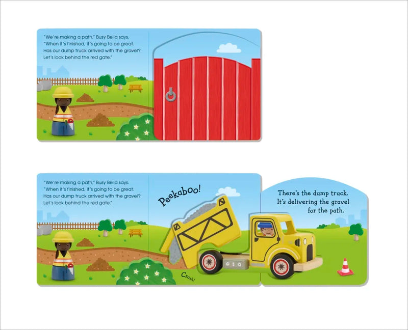 Pop-Up Peekaboo! Diggers US - Board book