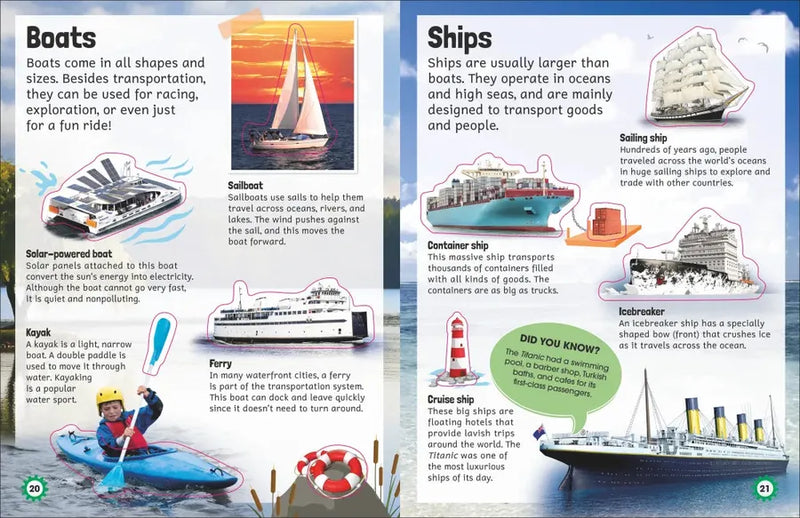 Sticker Encyclopedia Things That Go US - Paperback / softback