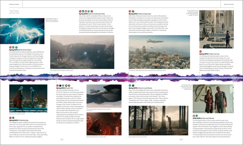 Marvel Studios The Marvel Cinematic Universe An Official Timeline US - Hardback