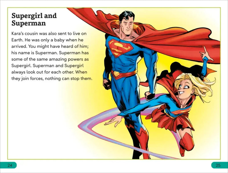 DK Super Readers Level 3 DC Supergirl Girl of Steel US - Hardback