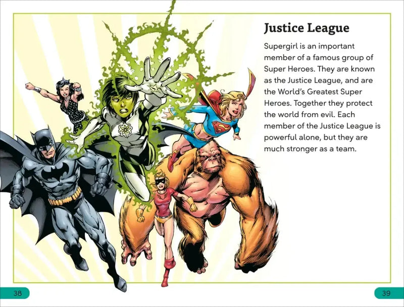 DK Super Readers Level 3 DC Supergirl Girl of Steel US - Hardback