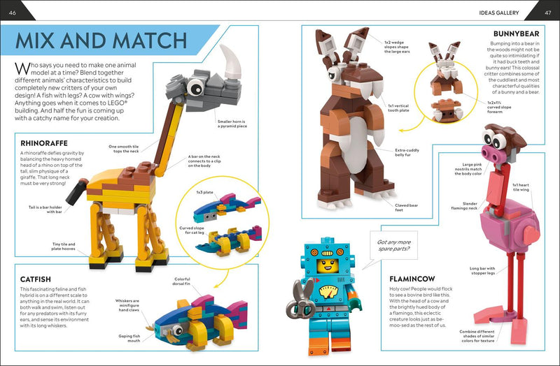 How to Build LEGO Animals US - Hardback