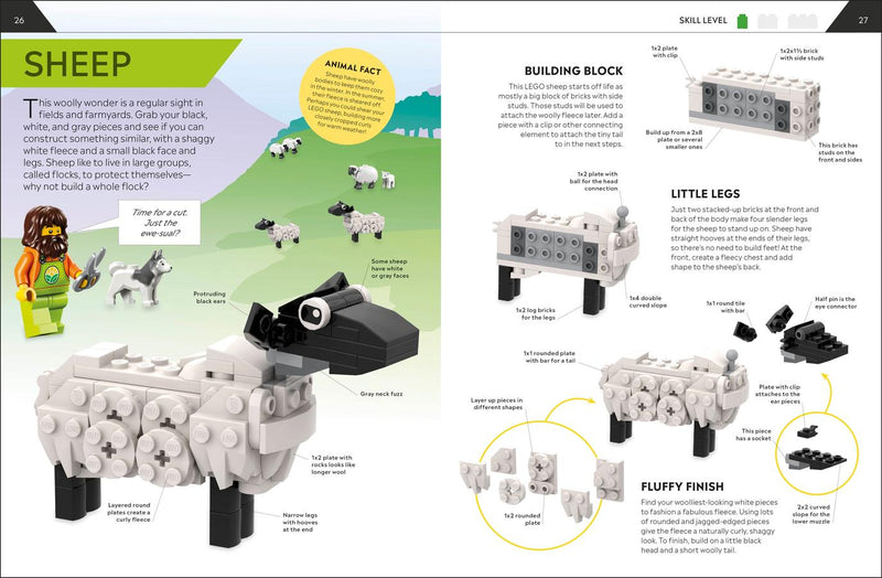 How to Build LEGO Animals US - Hardback