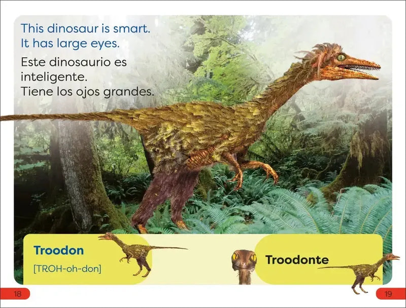 DK Super Readers Pre-Level English-Spanish Bilingual Meet the Dinosaurs â€“ Conoce los dinosaurios US - Paperback / softback