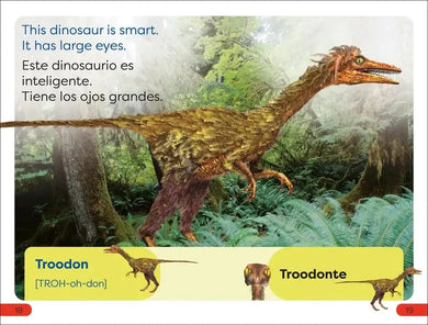 DK Super Readers Pre-Level English-Spanish Bilingual Meet the Dinosaurs â€“ Conoce los dinosaurios US - Hardback