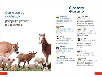 DK Super Readers Pre-Level English-Spanish Bilingual Farm Animals â€“ Los animales de la granja US - Paperback / softback