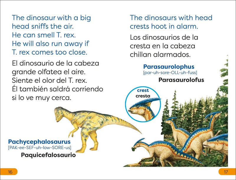 DK Super Readers Level 1 English-Spanish Bilingual Dinosaurâ€™s Day â€“ El dÃ­a de un dinosaurio US - Paperback / softback