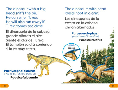 DK Super Readers Level 1 English-Spanish Bilingual Dinosaurâ€™s Day â€“ El dÃ­a de un dinosaurio US - Hardback