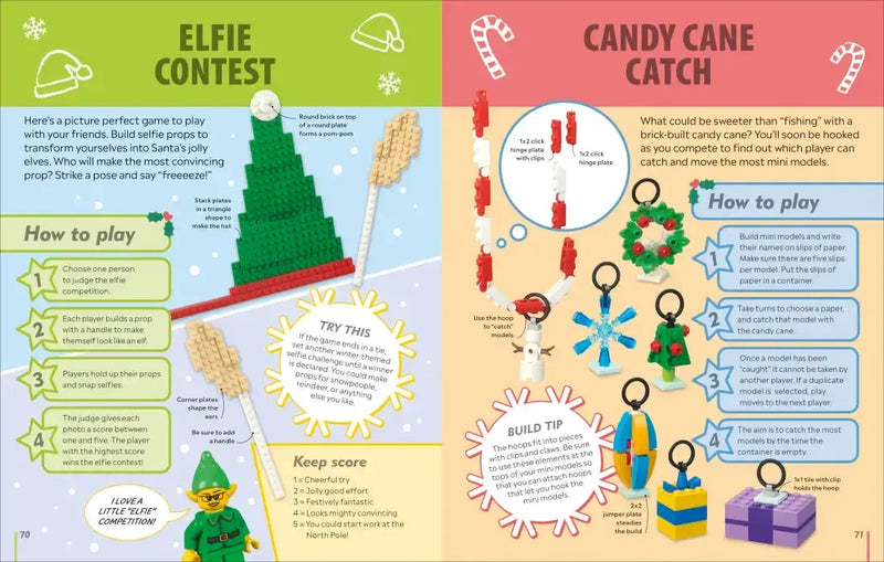 The LEGO Holiday Games Book US - Hardback