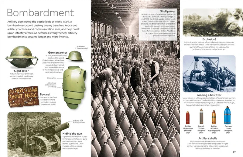 Eyewitness World War I US - Hardback