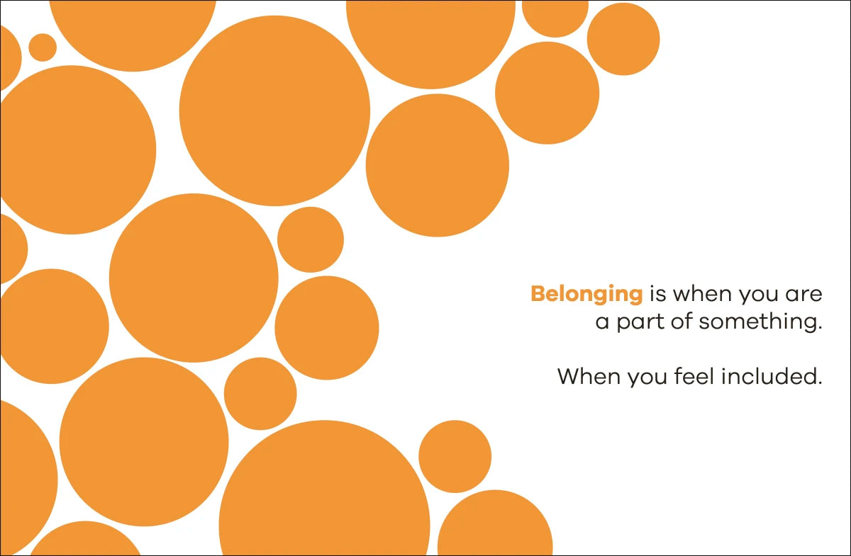 A Kids Book About Belonging US - Hardback