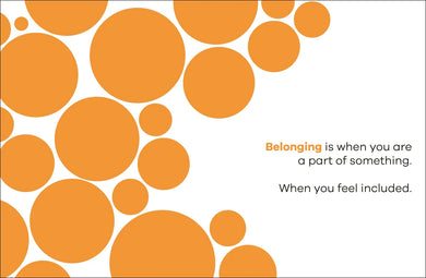 A Kids Book About Belonging US - Hardback