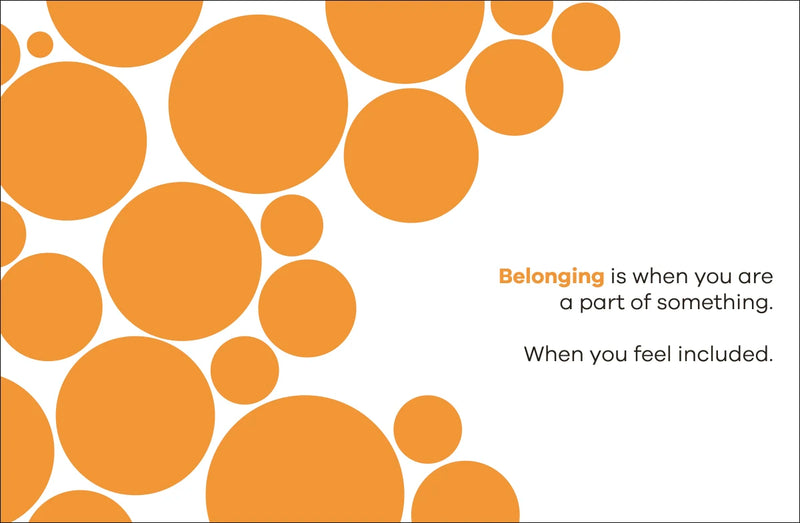 A Kids Book About Belonging US - Hardback