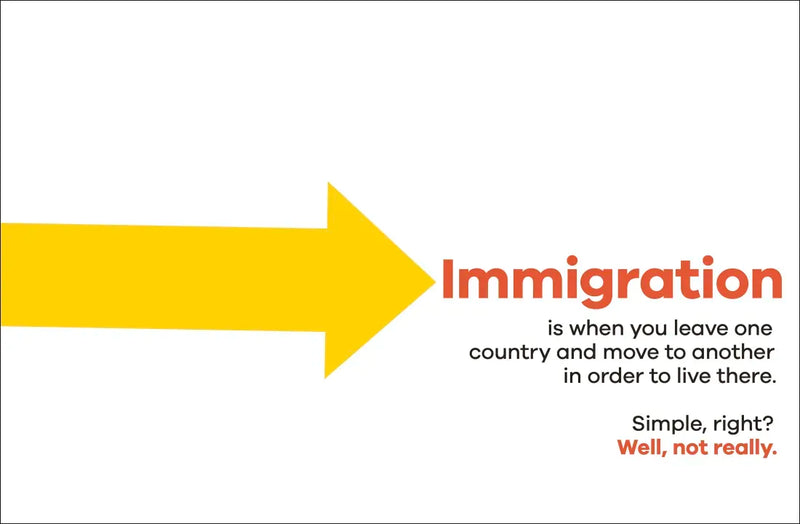 A Kids Book About Immigration US - Hardback