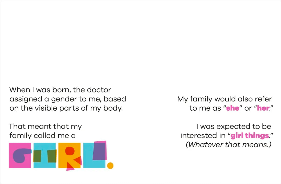 A Kids Book About Gender US - Hardback