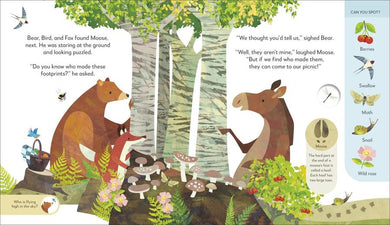 Jonny Lambertâ€™s Bear and Bird: Find a Footprint US - Hardback