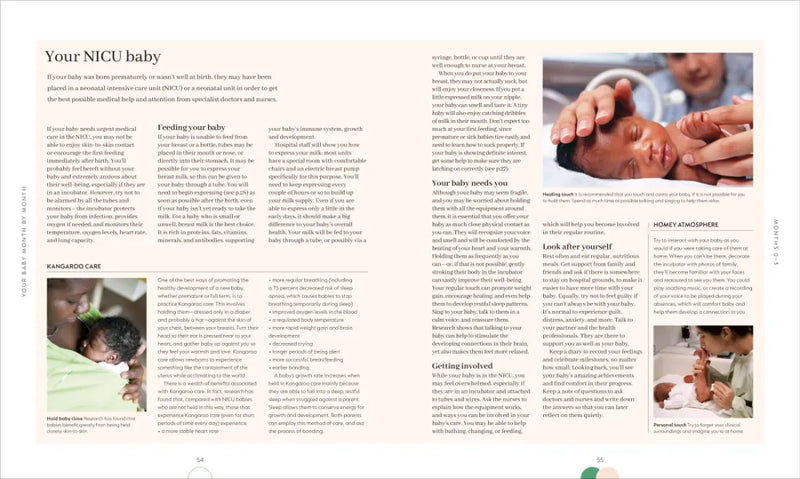 The Month-by-Month Baby Book US - Hardback