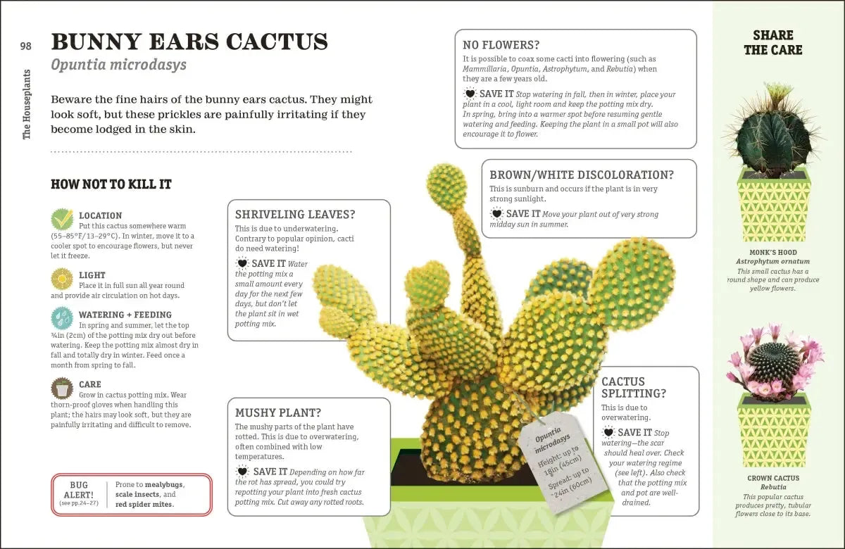 How Not to Kill Your Houseplant New Edition US - Hardback